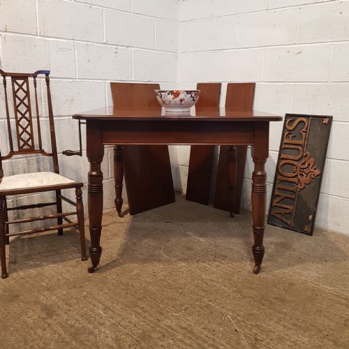 fig 1. ANTIQUE VICTORIAN MAHOGANY EXTENDING DINING TABLE C1880