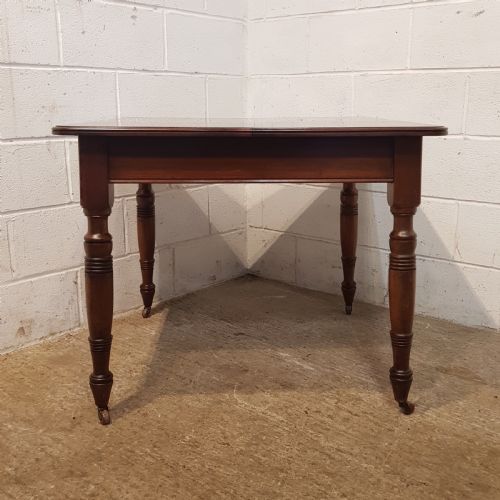 fig 2. ANTIQUE VICTORIAN MAHOGANY EXTENDING DINING TABLE C1880