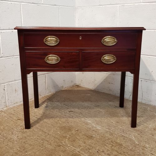 fig 1. ANTIQUE REGENCY MAHOGANY SIDE TABLE LOWBOY C1820