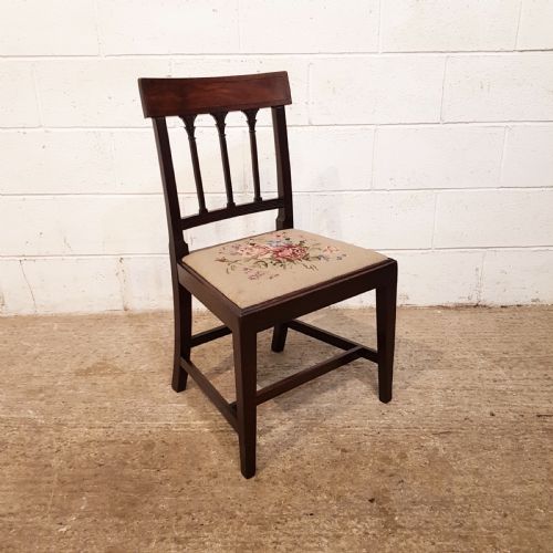 fig 2. ANTIQUE SET SIX 18TH CENTURY MAHOGANY DINING CHAIRS C1780