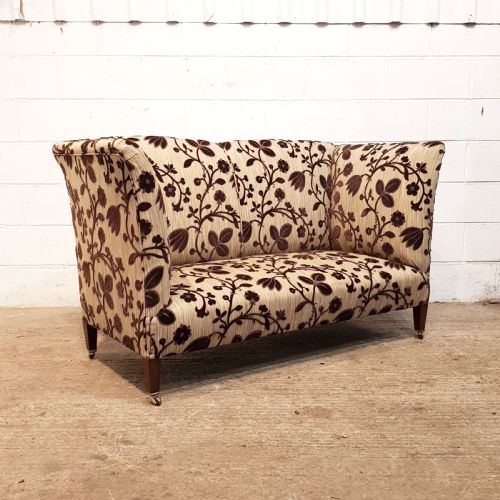 Antique Edwardian Two Seater Knowle Sofa C1900