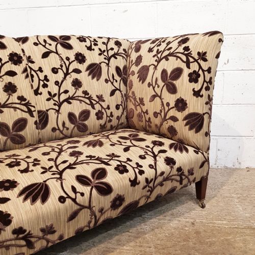 fig 1. ANTIQUE EDWARDIAN TWO SEATER KNOWLE SOFA C1900