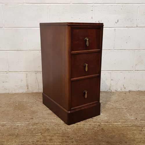 fig 1. ANTIQUE PAIR EDWARDIAN MAHOGANY BEDSIDE CHESTS C1900