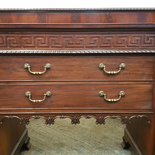fig 1. ANTIQUE EDWARDIAN. MAHOGANY CHIPPENDALE SIDEBOARD C1900