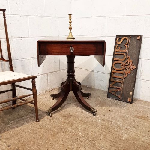 Antique Small Regency Mahogany Sofa Table C1820