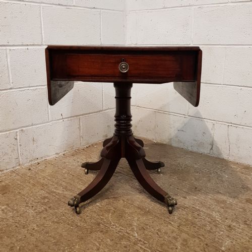 fig 1. ANTIQUE SMALL REGENCY MAHOGANY SOFA TABLE C1820