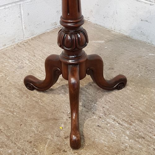 fig 2. ANTIQUE VICTORIAN GENTS MAHOGANY SHAVING STAND C1880