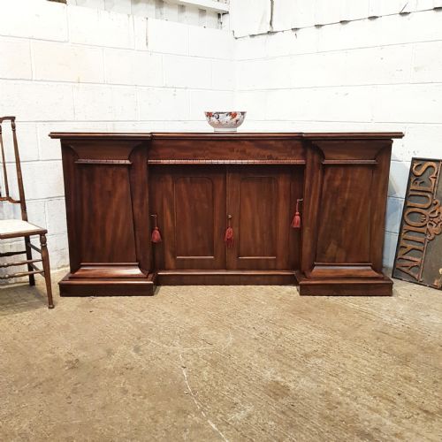 Antique William 1v Mahogany Breakfront Chiffonier Sideboard C1830