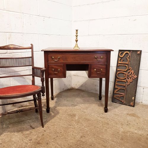 Antique Edwardian Regency Mahogany Lowboy C1900