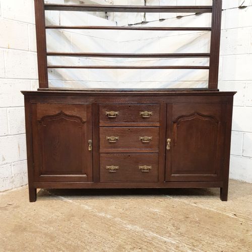 fig 1. ANTIQUE VICTORIAN OAK DRESSER C1860