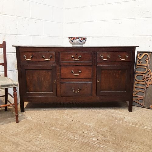 Antique 18th Century Period Oak Dresser Base C1750