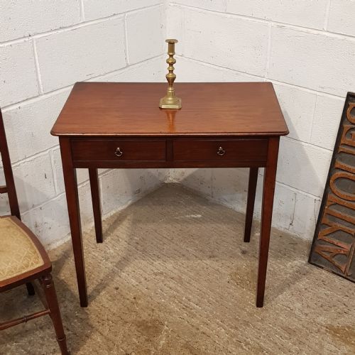 Antique Regency Small Mahogany Side Table C1820