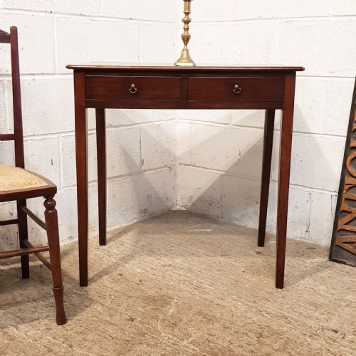 fig 1. ANTIQUE REGENCY SMALL MAHOGANY SIDE TABLE C1820