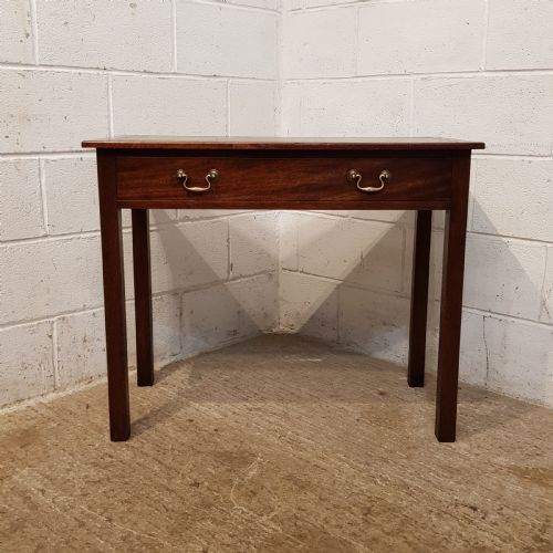 fig 1. ANTIQUE EDWARDIAN SMALL MAHOGANY WRITING TABLE C1900