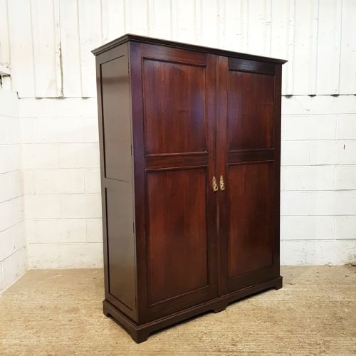 fig 1. ANTIQUE EDWARDIAN MAHOGANY WARDROBE COMPACTUM C1900