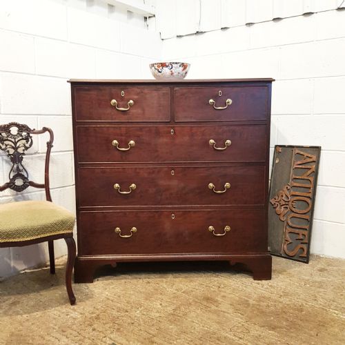 Antique Regency Mahogany Chest of Drawers C1820