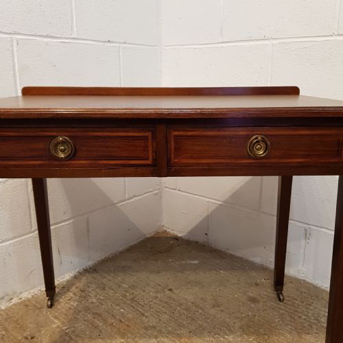 fig 1. ANTIQUE EDWARDIAN MAHOGANY SIDE TABLE BY HEALS & SON C1900