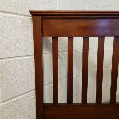 fig 2. ANTIQUE EDWARDIAN MAHOGANY DOUBLE BED C1900