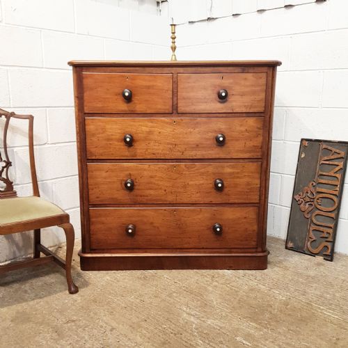 Antique Victorian ,Mahogany Chest of Drawers C1880