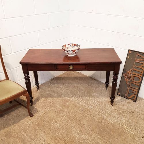 Antique Victorian Mahogany Console Table C1880