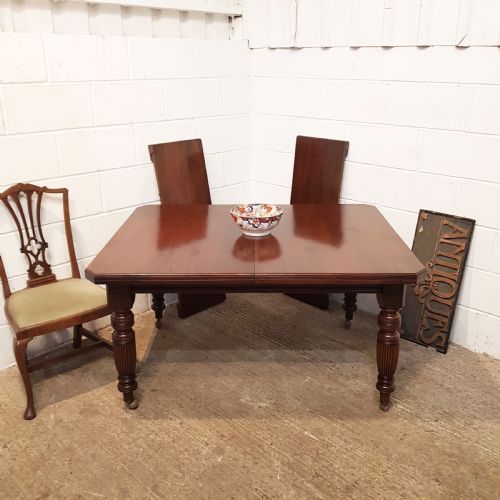 Antique Victorian Mahogany Extending Dinging Table C1880
