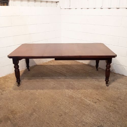 fig 2. ANTIQUE VICTORIAN MAHOGANY EXTENDING DINGING TABLE C1880