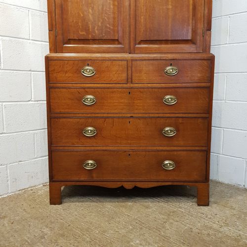 fig 2. ANTIQUE 18TH CENTURY PERIOD OAK PRESS C1780
