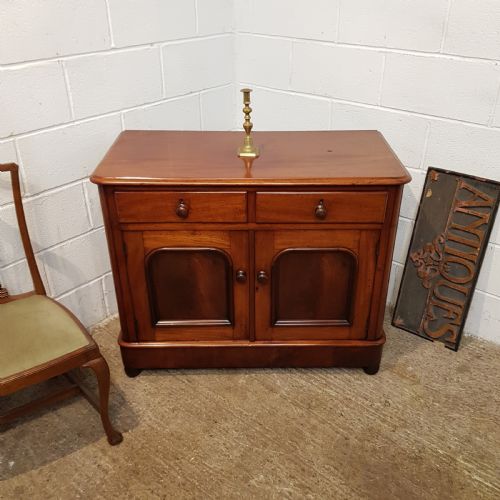 Antique Victorian Mahogany Washstand Cupboard C1880