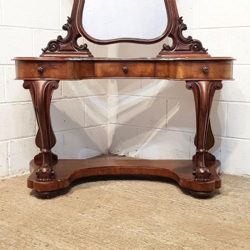 fig 2. ANTIQUE VICTORIAN MAHOGANY DUCHESSE DRESSING TABLE C1860