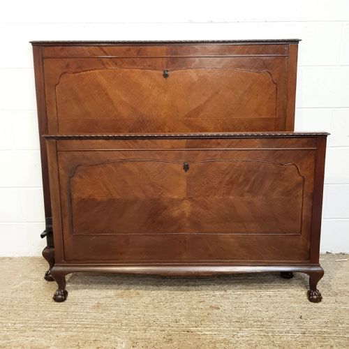 fig 2. ANTIQUE MAHOGANY DOUBLE BED C1920