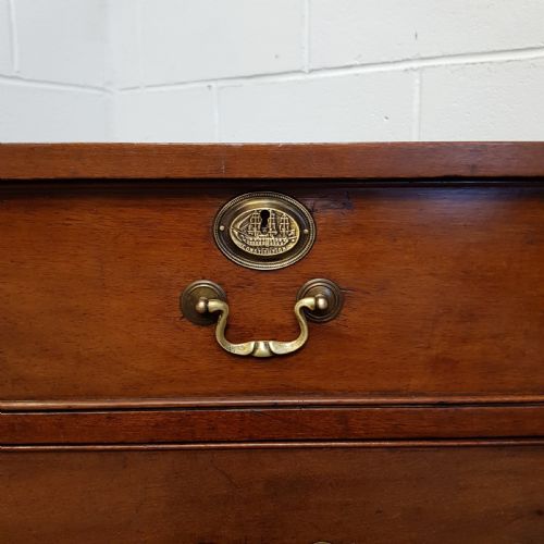 fig 1. ANTIQUE REGENCY MAHOGANY CHEST OF DRAWERS C1820