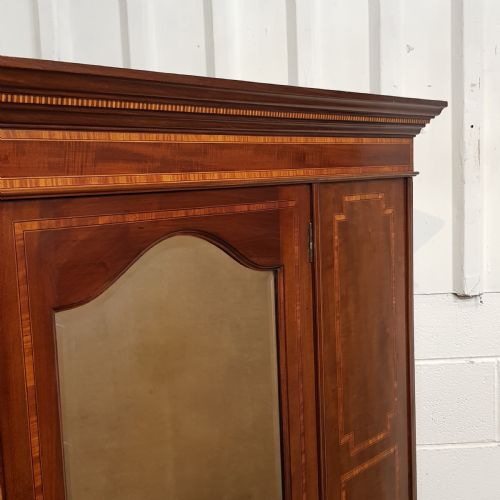 fig 2. ANTIQUE EDWARDIAN INLAID MAJOGA Y WARDROBE C1900