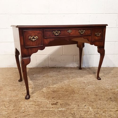 fig 1. ANTIQUE WALNUT LOWBOY DESK C1920