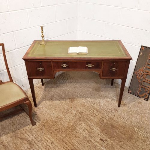 Antique Edwardian Mahogany Writing Desk C1900