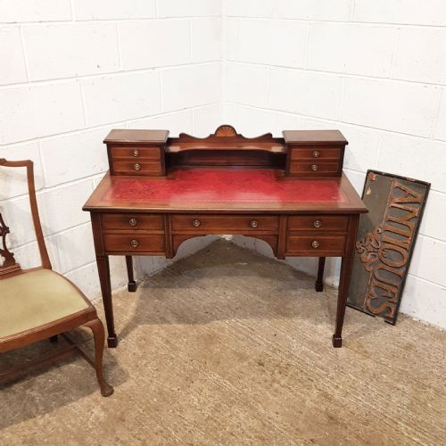 Antique Edwardian Mahogany Desk C1900