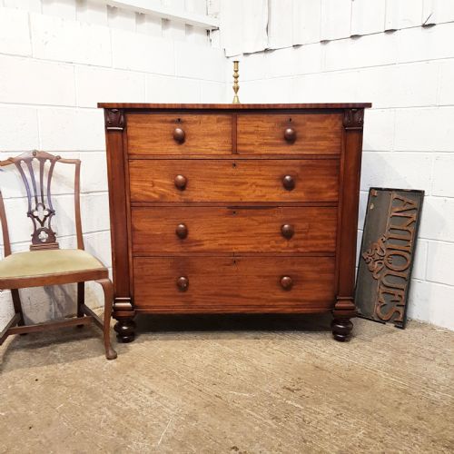 Antiue Victorian Mahogany Chest of Drawers C1880