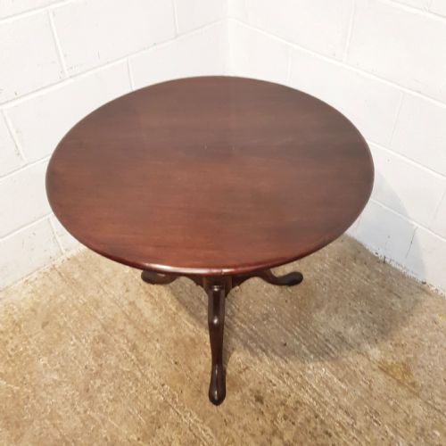 ANTIQUE 18TH CNTURY MAHOGANY TILT TOP TABLE C1780 - ADDITIONAL PHOTO 6