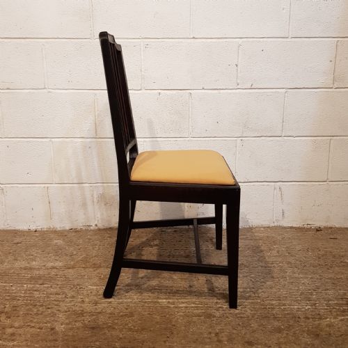 fig 2. ANTIQUE SET SIX GEORGIAN MAHOGANY DINING CHAIRS C1780