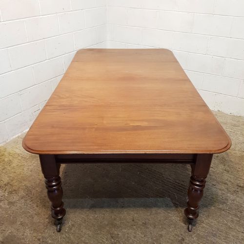 fig 2. ANTIQUE VICTORIAN MAHOGANY EXTENDING DINING TABLE C1880