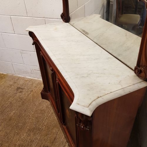 fig 2. ANTIQUE WILLIAM 1V MAHOGANY HAND PAINTED CHIFFONIER C1830
