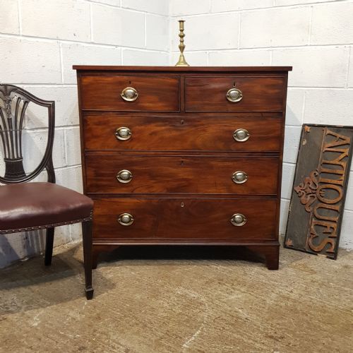 Antique Regency Mahogany Chestof Drawers C1820