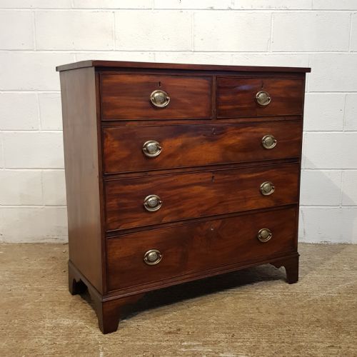 fig 2. ANTIQUE REGENCY MAHOGANY CHESTOF DRAWERS C1820