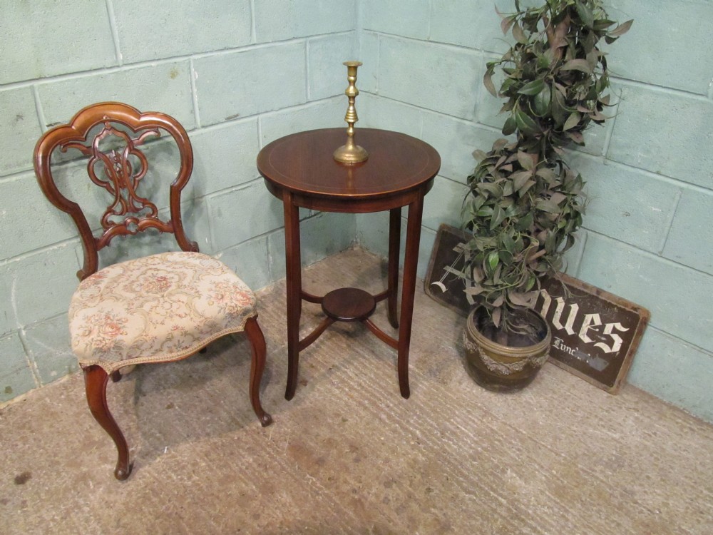 Antique Edwardian Mahogany Occasional Table c1900