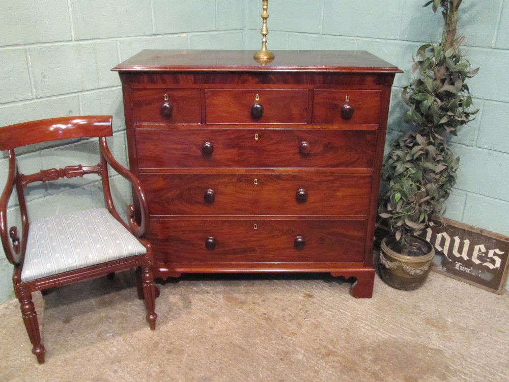 Antique Regency Mahogany Chest of Drawers c1820