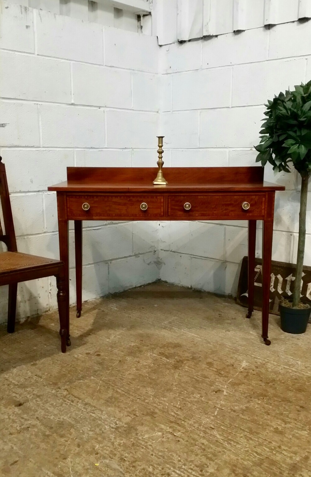 ANTIQUE EDWARDIAN MAHOGANY SIDE OR SOFA TABLE C1900