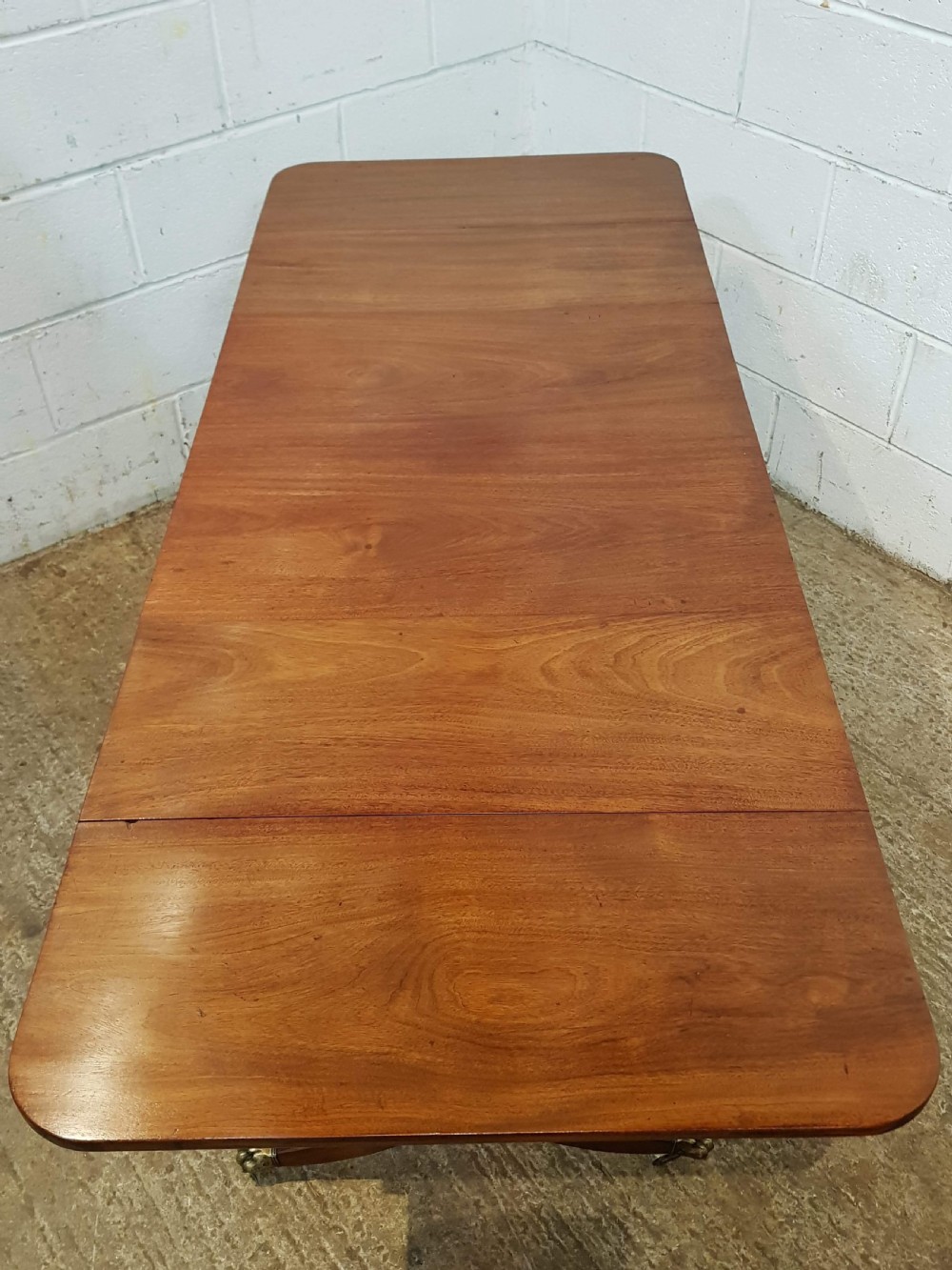 ANTIQUE REGENCY MAHOGANY DROP LEAF SOFA SIDE TABLE C1820 View II