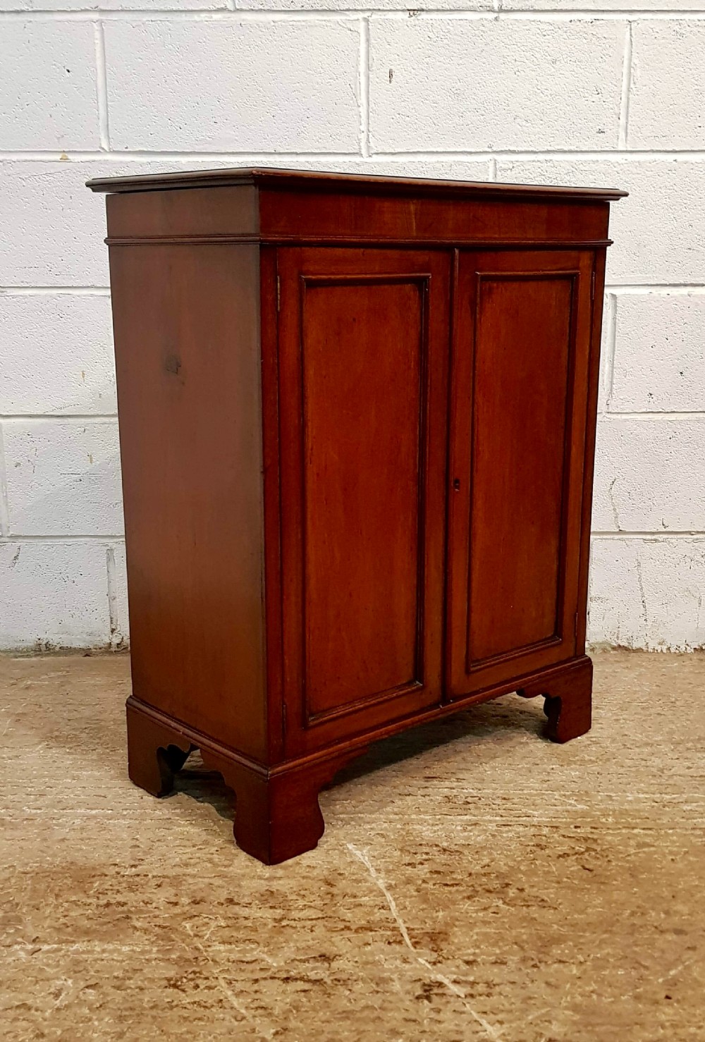ANTIQUE LATE VICTORIAN SMALL MAHOGANY CUPBOARD C1890 View IV