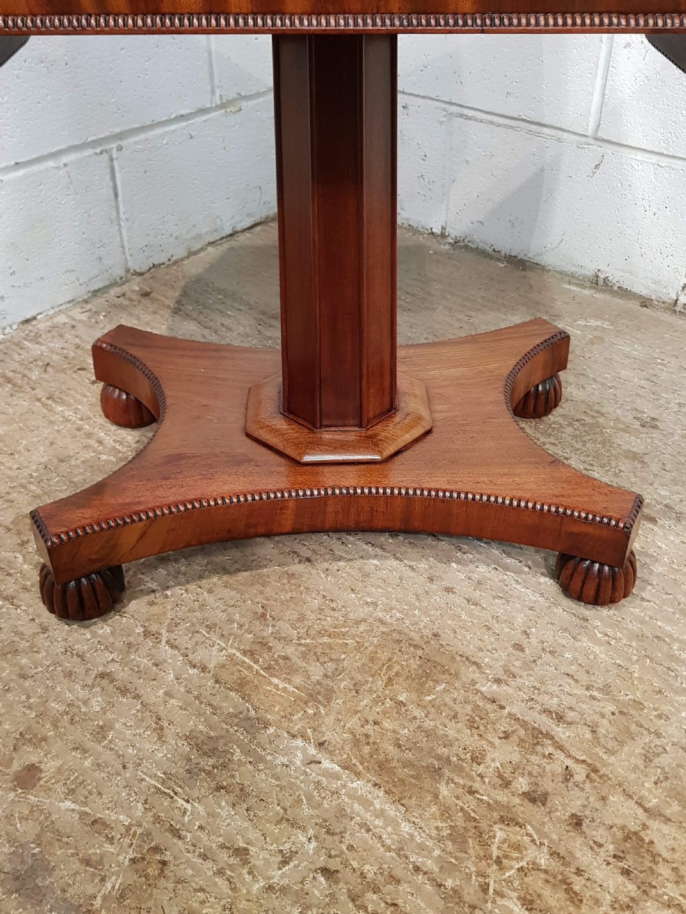 ANTIQUE REGENCY MAHOGANY DROP LEAF SOFA TABLE C1820 View II