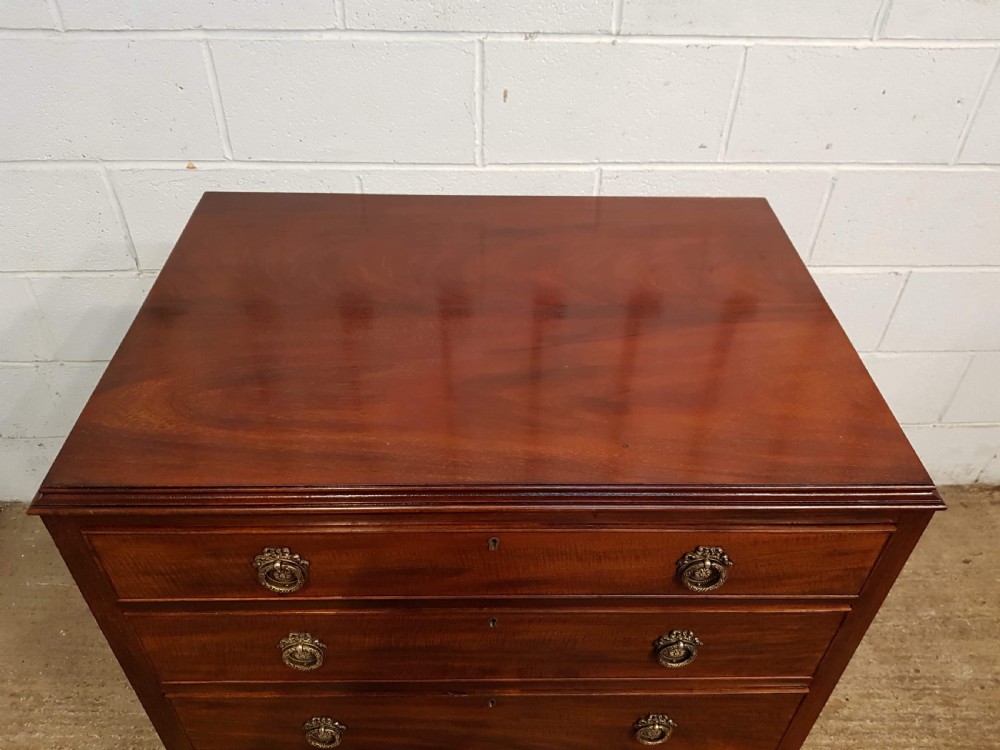 ANTIQUE EDWARDIAN REGENCY MAHOGANY TALL NARROW CHEST OF DRAWERS C1900 View III