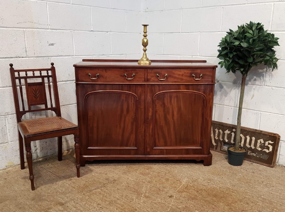 ANTIQUE VICTORIAN MAHOGANY CHIFFONIER SIDEBOARD C1880 View V